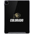 University of Colorado CU Logo on Black iPad Pro 12.9in (2020) Clear Case