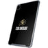 University of Colorado CU Logo on Black iPad Pro 12.9in (2020) Clear Case