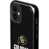 University of Colorado CU Logo on Black iPhone 12 Mini Impact Case