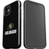 University of Colorado CU Logo on Black iPhone 12 Mini Impact Case