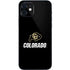 University of Colorado CU Logo on Black iPhone 12 Mini Skin