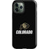 University of Colorado CU Logo on Black iPhone 12 Pro Impact Case