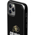 University of Colorado CU Logo on Black iPhone 12 Pro Impact Case