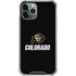 University of Colorado CU Logo on Black iPhone 12 Pro Max Clear Case