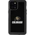 University of Colorado CU Logo on Black iPhone 12 Pro Max Waterproof Case