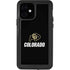 University of Colorado CU Logo on Black iPhone 12 Waterproof Case