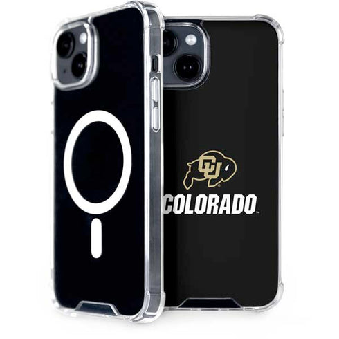 University of Colorado CU Logo on Black iPhone 13 MagSafe Case