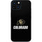 University of Colorado CU Logo on Black iPhone 13 Mini Skin