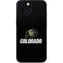University of Colorado CU Logo on Black iPhone 13 Mini Skin