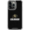 University of Colorado CU Logo on Black iPhone 13 Pro Clear Case