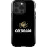 University of Colorado CU Logo on Black iPhone 13 Pro Impact Case