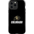 University of Colorado CU Logo on Black iPhone 13 Pro Max Impact Case