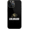 University of Colorado CU Logo on Black iPhone 13 Pro Max Skin