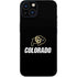 University of Colorado CU Logo on Black iPhone 13 Skin