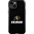 University of Colorado CU Logo on Black iPhone 14 Plus Impact Case