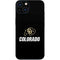 University of Colorado CU Logo on Black iPhone 14 Plus Skin