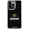 University of Colorado CU Logo on Black iPhone 14 Pro Clear Case