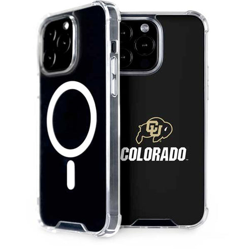 University of Colorado CU Logo on Black iPhone 14 Pro Max MagSafe Case
