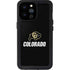 University of Colorado CU Logo on Black iPhone 14 Pro Max Waterproof Case
