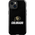 University of Colorado CU Logo on Black iPhone 15 Impact Case