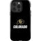 University of Colorado CU Logo on Black iPhone 15 Pro Impact Case