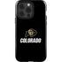 University of Colorado CU Logo on Black iPhone 15 Pro Impact Case