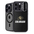 University of Colorado CU Logo on Black iPhone 15 Pro Max Kickstand Case