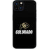 University of Colorado CU Logo on Black iPhone 15 Skin