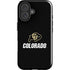 University of Colorado CU Logo on Black iPhone 16 Impact Case