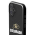 University of Colorado CU Logo on Black iPhone 16 Impact Case