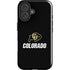 University of Colorado CU Logo on Black iPhone 16 Plus Impact Case
