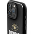 University of Colorado CU Logo on Black iPhone 16 Pro Impact Case