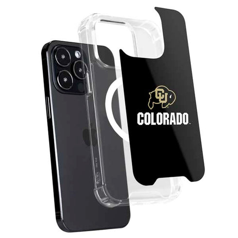 University of Colorado CU Logo on Black iPhone 16 Pro MagSafe Case