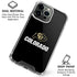 University of Colorado CU Logo on Black iPhone 16 Pro Max Clear Case