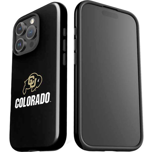 University of Colorado CU Logo on Black iPhone 16 Pro Max Impact Case