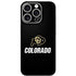 University of Colorado CU Logo on Black iPhone 16 Pro Skin