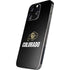 University of Colorado CU Logo on Black iPhone 16 Pro Skin