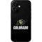 University of Colorado CU Logo on Black iPhone 16 Skin