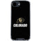 University of Colorado CU Logo on Black iPhone 16e Clear Case