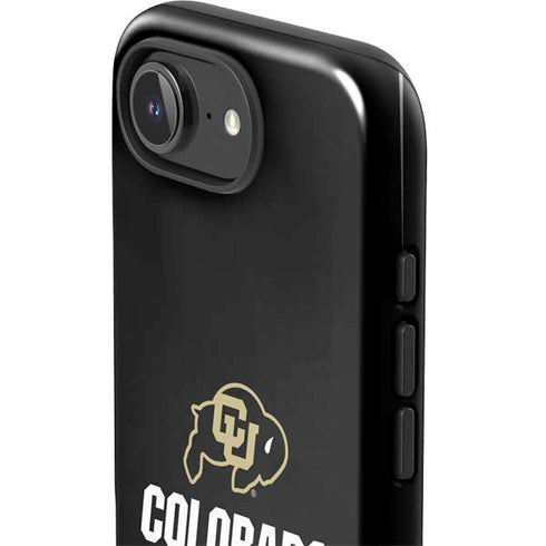 University of Colorado CU Logo on Black iPhone 16e Impact Case