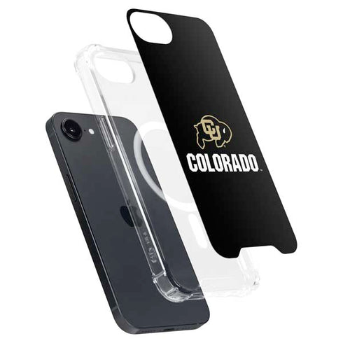 University of Colorado CU Logo on Black iPhone 16e MagSafe Case