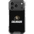 University of Colorado CU Logo on Black iPhone 18 Pro Clear Case