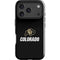 University of Colorado CU Logo on Black iPhone 18 Pro Impact Case