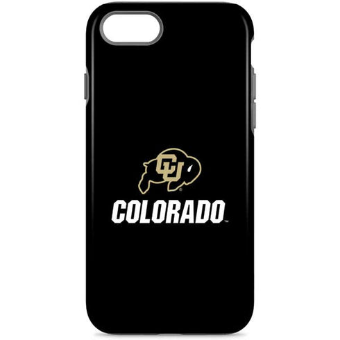 University of Colorado CU Logo on Black iPhone Cases