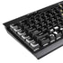 University of Colorado CU Logo on Black K95 RGB PLATINUM Mechanical Gaming Keyboard Skin