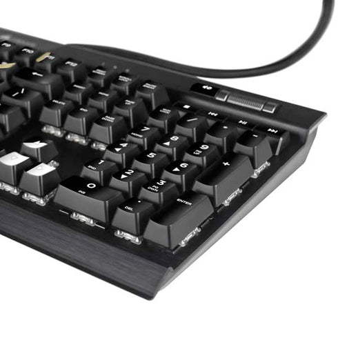 University of Colorado CU Logo on Black K95 RGB PLATINUM Mechanical Gaming Keyboard Skin