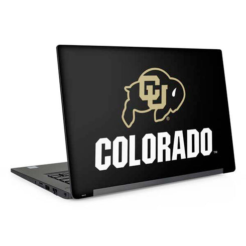 University of Colorado CU Logo on Black Dell Latitude Skin