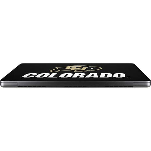University of Colorado CU Logo on Black Apple MacBook Pro 14-inch Skin