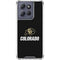 University of Colorado CU Logo on Black Moto G Power 5G (2025) Clear Case
