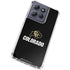 University of Colorado CU Logo on Black Moto G Power 5G (2025) Clear Case